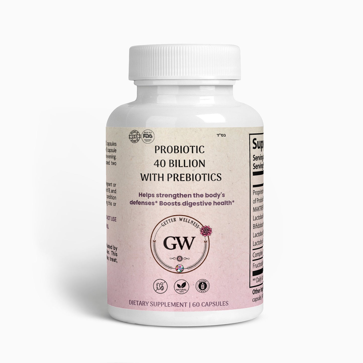 Probiotic 40 Billion with Prebiotics