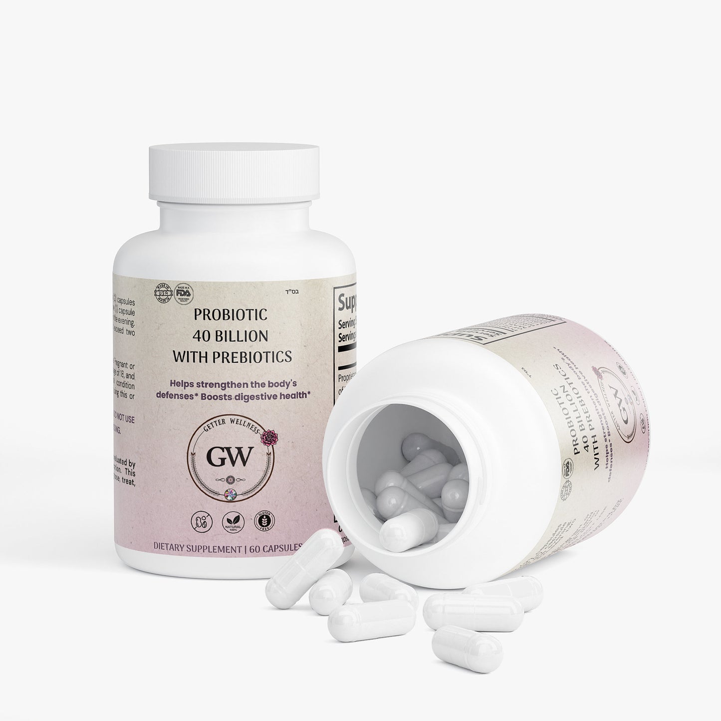 Probiotic 40 Billion with Prebiotics