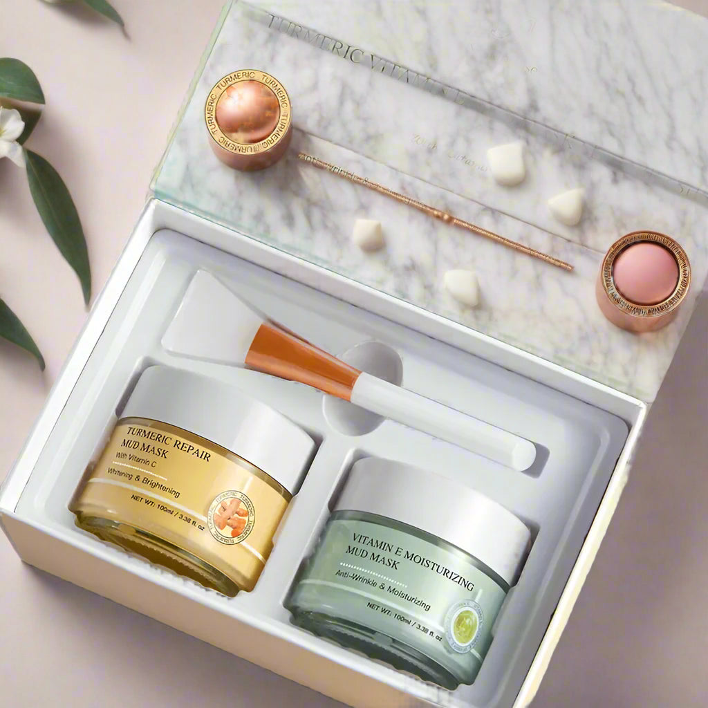 Oil Control Deep Cleansing TURMERIC + MUD mask set
